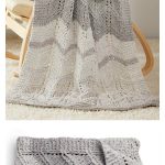 Lacy Chevrons Baby Blanket Free Knitting Pattern