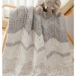 Lacy Chevrons Baby Blanket Free Knitting Pattern