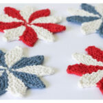 Pinwheel Coasters Free Knitting Pattern