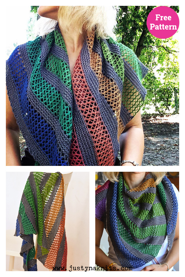 Playground Shawl Free Knitting Pattern