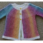 Rainbow Baby Sweater Free Knitting Pattern