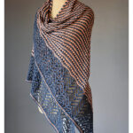 Sorbet Stripes Lace Shawl Free Knitting Pattern