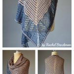 Sorbet Stripes Lace Shawl Free Knitting Pattern
