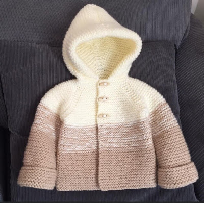 Babbity Chunky Hooded Jacket Free Knitting Pattern