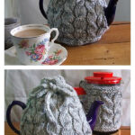 Cabled Cafetière & Tea Cosy Free Knitting Pattern
