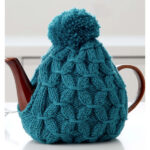 Cushy Smocked Tea Cozy Free Knitting Pattern