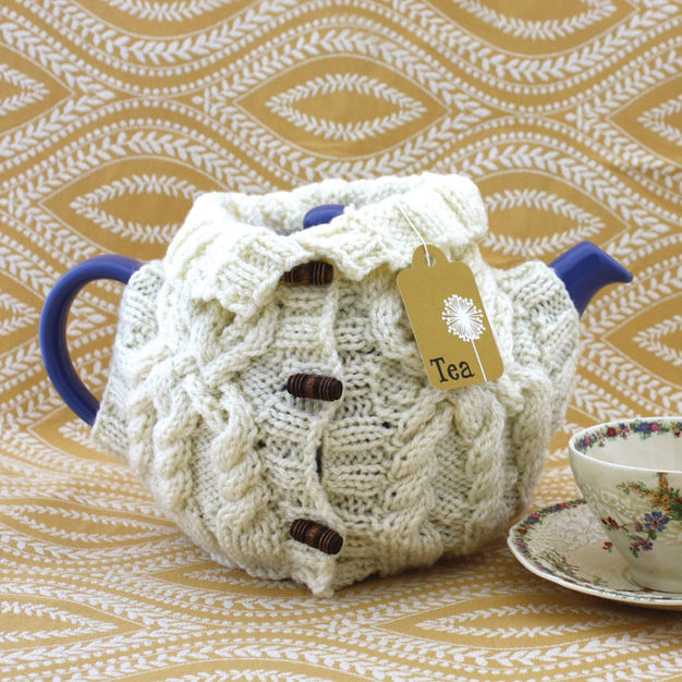 Sweater Tea Cozy Free Knitting Pattern