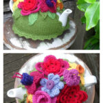 Spring Explosion Tea Cozy Free Knitting Pattern