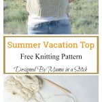 Summer Vacation Top Free Knitting Pattern