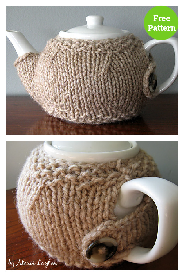 Teapot Cosy Free Knitting Pattern