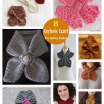 8 Self Fastening Keyhole Scarf Free Knitting Patterns