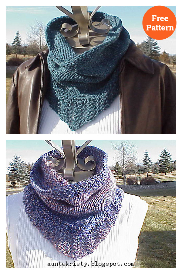 Bridger Cowl Free Knitting Pattern 