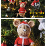 Christmas Mice Characters Free Knitting Pattern