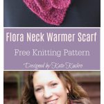 Flora Neck Warmer Scarf Free Knitting Pattern