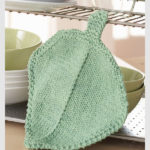 Garden Leaf Dishcloth Free Knitting Pattern