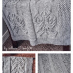 Lepidoptera Baby Blanket Free Knitting Pattern