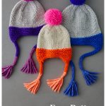 Merry Ear Flap Hat Free Knitting Pattern