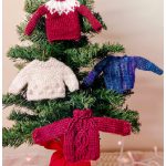 Mini Sweater Ornament Free Knitting Pattern