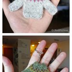 Mini Sweater Ornament Keychain Free Knitting Pattern