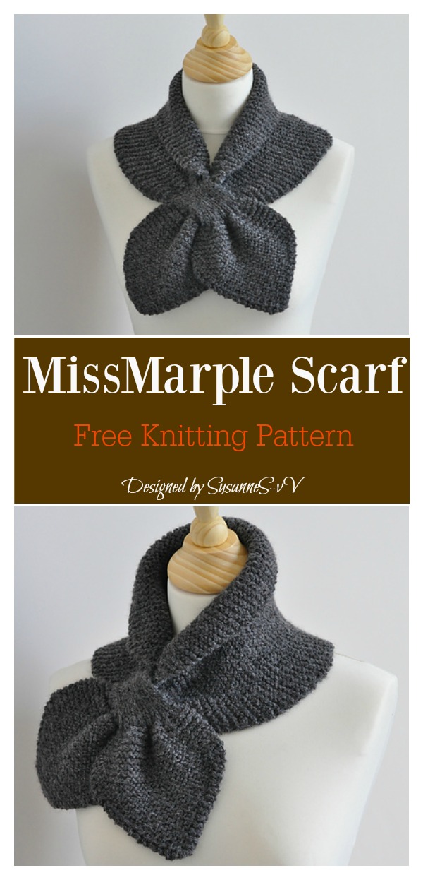 MissMarple Scarf Free Knitting Pattern