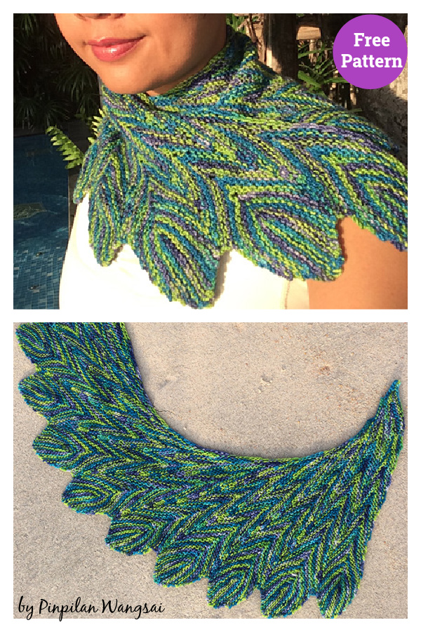 Pincha shawl Free Knitting Pattern