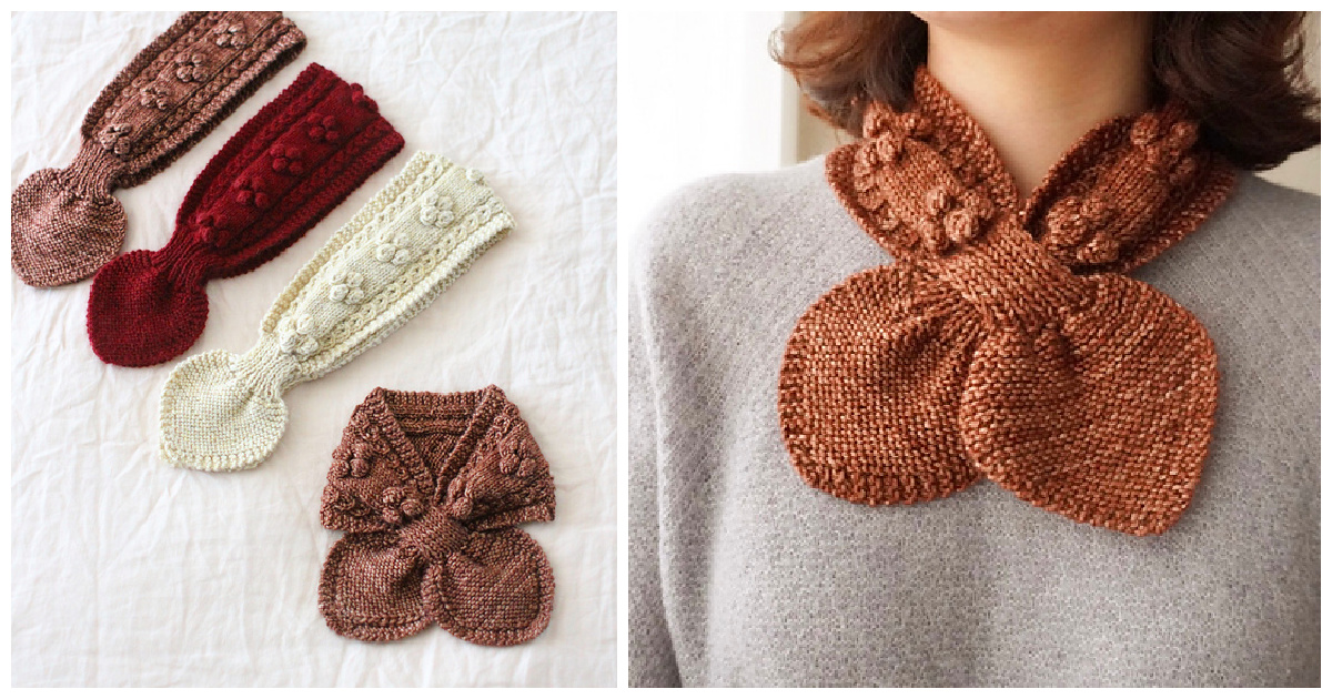 10+ Free Knitted Keyhole Scarf Patterns - AlastairKacee
