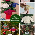 Tiny Sweater Ornament Free Knitting Pattern