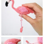 Amigurumi Flamant Rose (Flamingo) Free Knitting Pattern