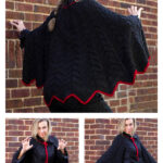 Bat Cape Free Knitting Pattern