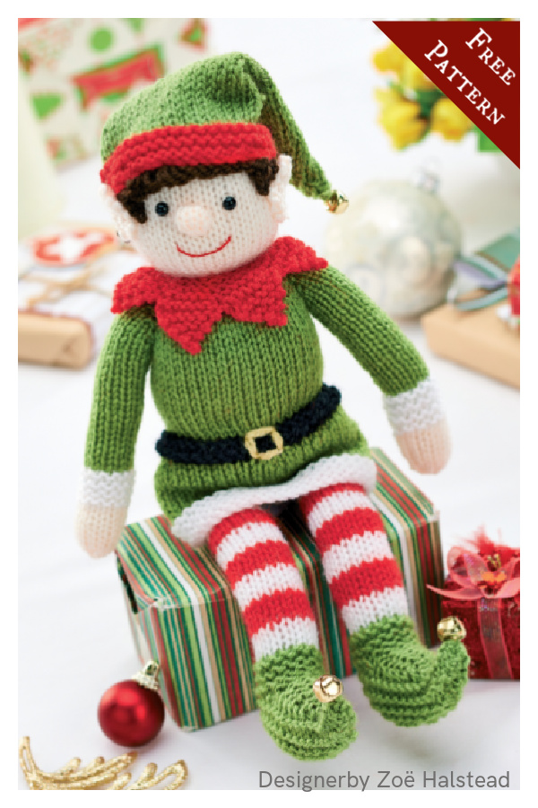 Bernard the Elf Free Knitting Pattern