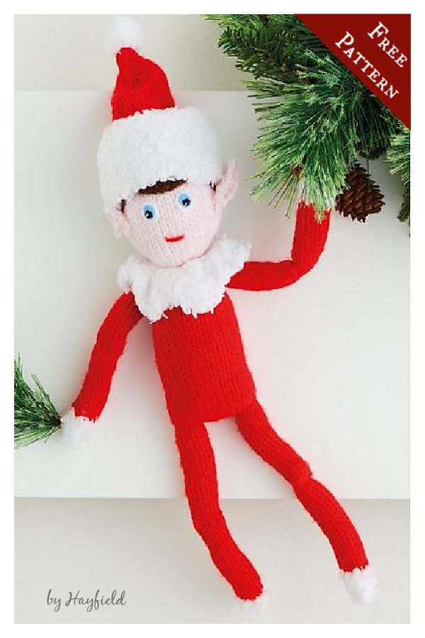 Elf on the Shelf Free Knitting Pattern