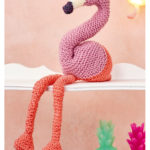 Fancy Flamingo Free Knitting Pattern