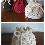 Holiday Gift Bag Free Knitting Pattern