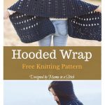 Hooded Wrap Free Knitting Pattern