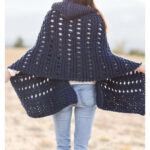 Hooded Wrap Free Knitting Pattern