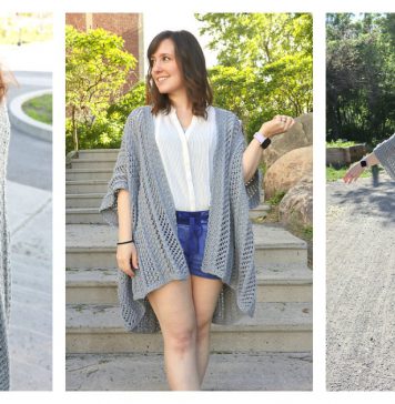 Kimono Cardigan Free Knitting Pattern
