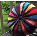 Round Cushion Free Knitting Pattern