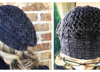 Spider Lace Hat Free Knitting Pattern