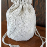 Spiral Drawstring Bag Free Knitting Pattern