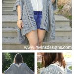 Walkiria Kimono Cardigan Free Knitting Pattern