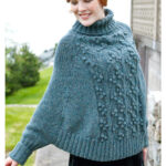 Wisteria Poncho Free Knitting Pattern