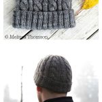 Cabled Jason’s Cashmere Hat Free Knitting Pattern