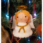 Christmas Angel Ornament Free Knitting Pattern