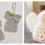 Christmas Angel Ornament Free Knitting Pattern