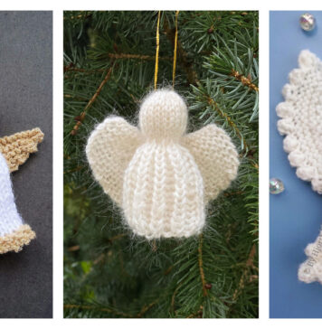 Christmas Angel Ornament Free Knitting Patterns