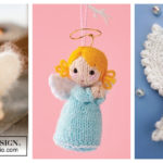 Christmas Angel Ornaments Free Knitting Pattern