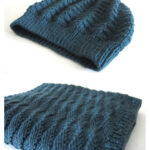 Let’s take a walk Cowl and Hat Free Knitting Pattern