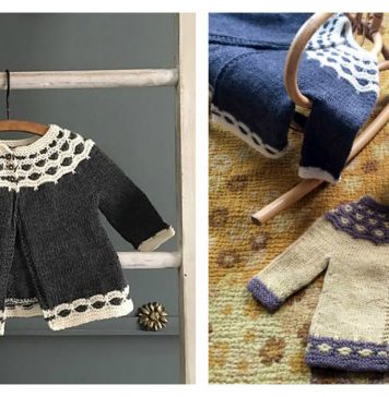 Mabel Baby Cardigan Free Knitting Pattern