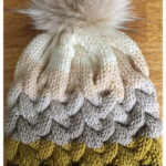 Ombre Cable Hat Free Knitting Pattern