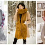 Pocketed Scarf Free Knitting Pattern